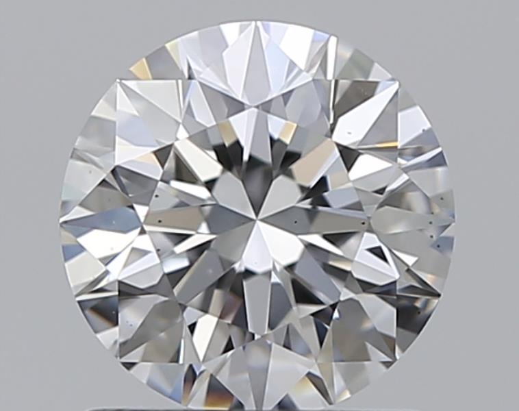 0.9 Carat Round Natural Diamond with  Cut Diamond in 14KT  view 1
