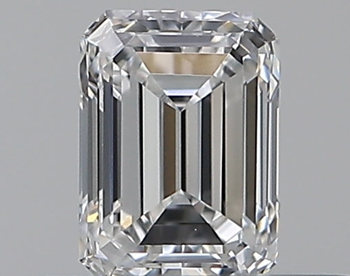 0.3 Carat Emerald Natural Diamond with  Cut Diamond in 14KT  view 1
