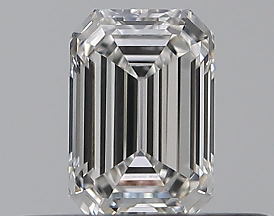 0.31 Carat Emerald Natural Diamond with  Cut Diamond in 14KT  view 1
