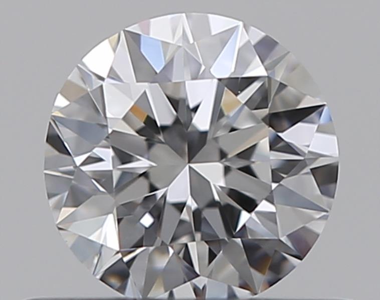 0.4 Carat Round Natural Diamond with  Cut Diamond in 14KT  view 1
