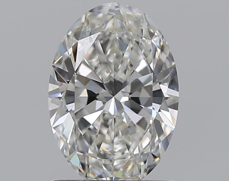 0.93 Carat Oval Natural Diamond with  Cut Diamond in 14KT  view 1
