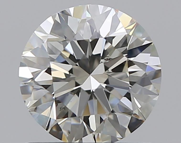 0.8 Carat Round Natural Diamond with  Cut Diamond in 14KT  view 1
