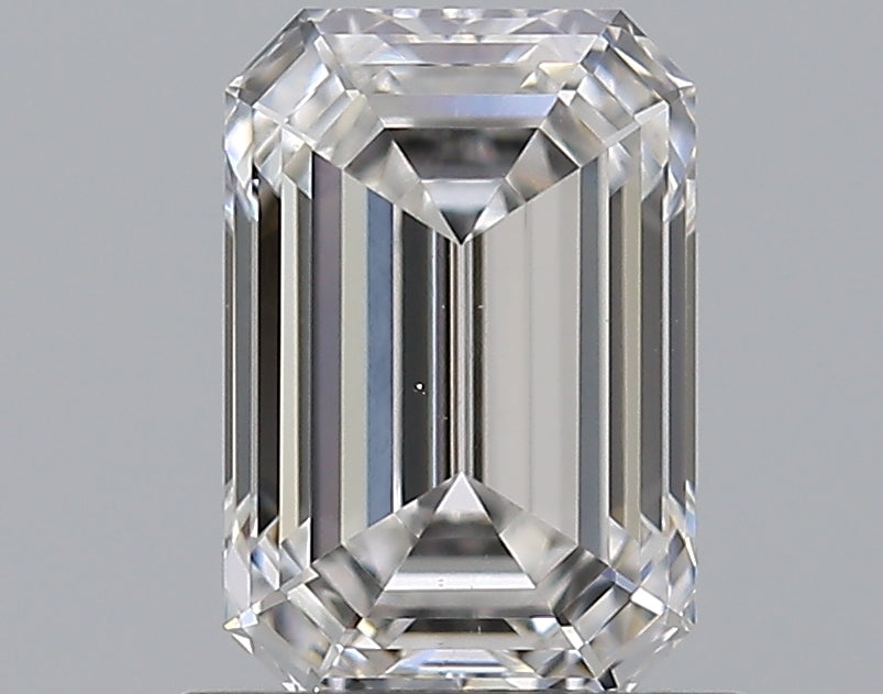 1.02 Carat Emerald Natural Diamond with  Cut Diamond in 14KT  view 1
