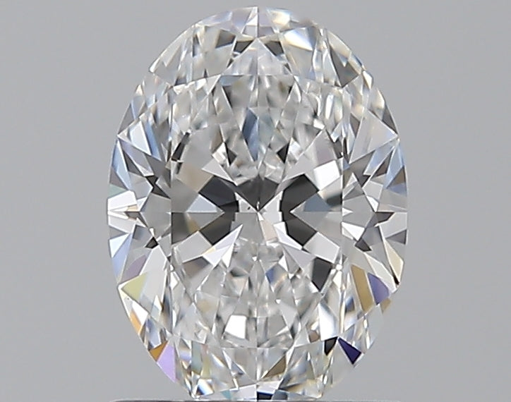 1.01 Carat Oval Natural Diamond with  Cut Diamond in 14KT  view 1
