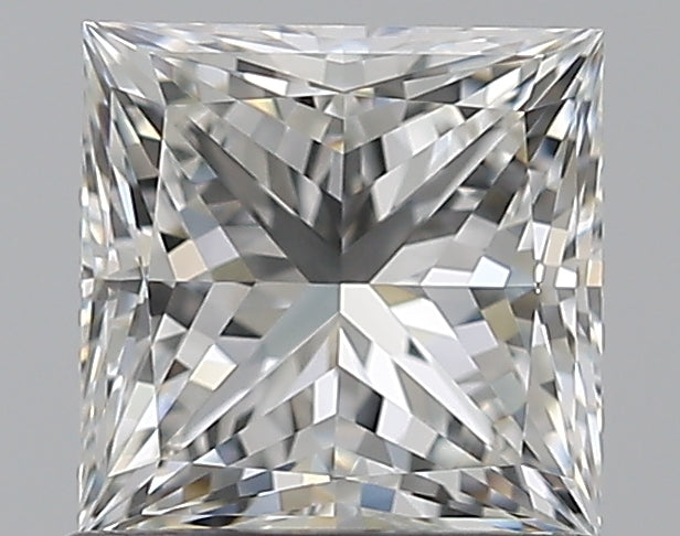 1.0 Carat Princess Natural Diamond with  Cut Diamond in 14KT  view 1
