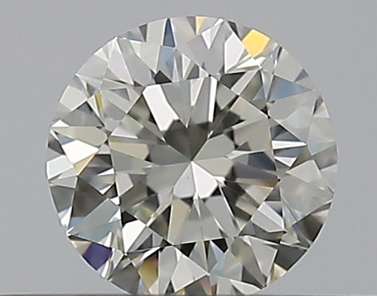 0.3 Carat Round Natural Diamond with  Cut Diamond in 14KT  view 1
