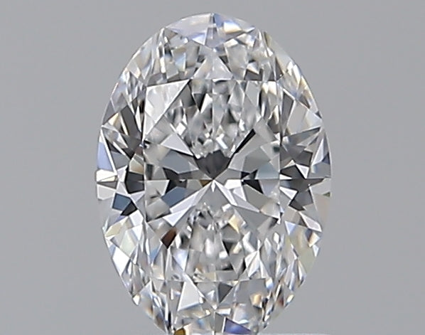 1.0 Carat Oval Natural Diamond with  Cut Diamond in 14KT  view 1

