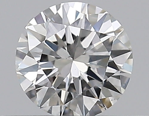 0.3 Carat Round Natural Diamond with  Cut Diamond in 14KT  view 1

