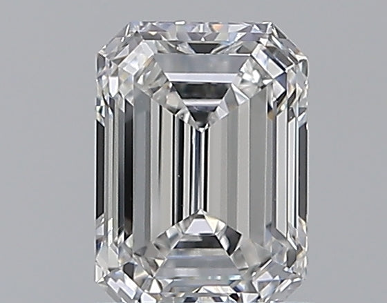 1.0 Carat Emerald Natural Diamond with  Cut Diamond in 14KT  view 1
