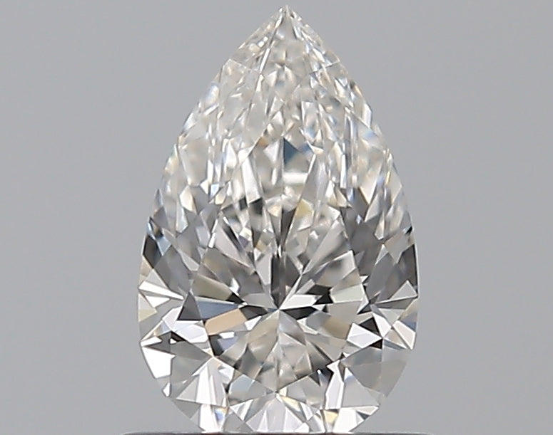 0.7 Carat Pear Natural Diamond with  Cut Diamond in 14KT  view 1
