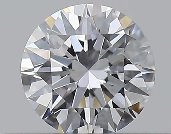 0.3 Carat Round Natural Diamond with  Cut Diamond in 14KT  view 1

