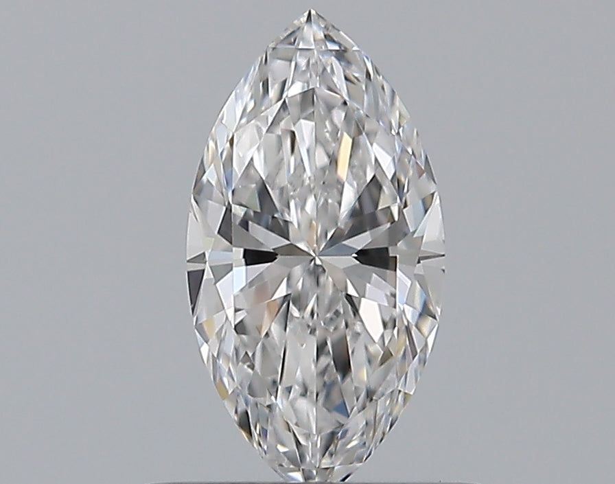 0.46 Carat Marquise Natural Diamond with  Cut Diamond in 14KT  view 1

