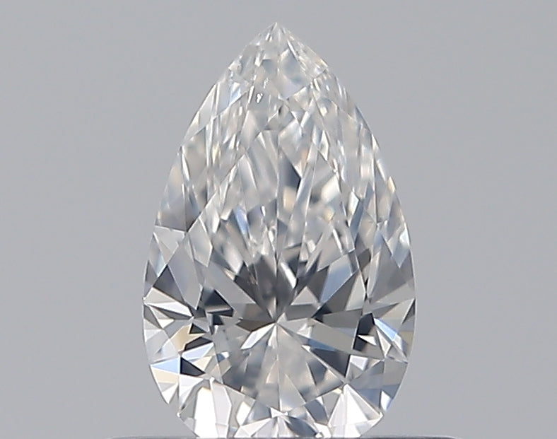 0.36 Carat Pear Natural Diamond with  Cut Diamond in 14KT  view 1
