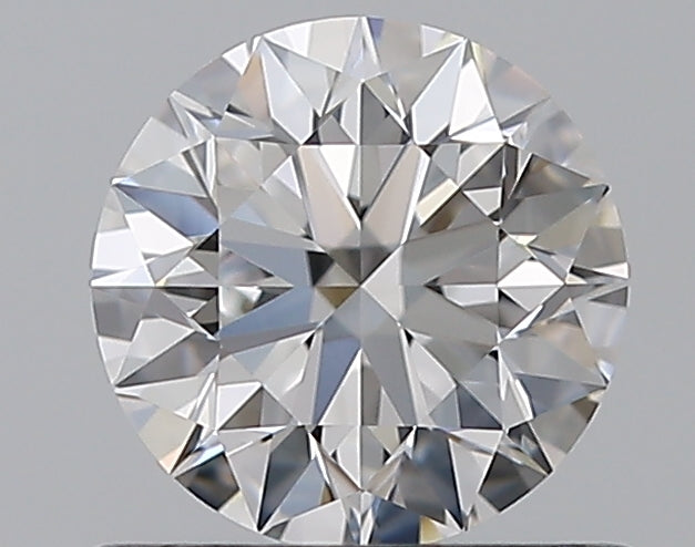 0.76 Carat Round Natural Diamond with  Cut Diamond in 14KT  view 1
