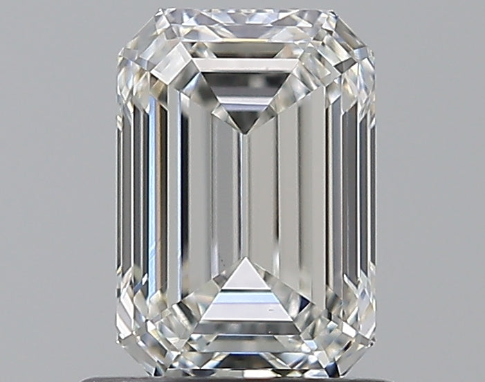 1.0 Carat Emerald Natural Diamond with  Cut Diamond in 14KT  view 1
