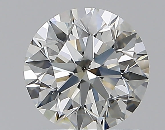 0.9 Carat Round Natural Diamond with  Cut Diamond in 14KT  view 1
