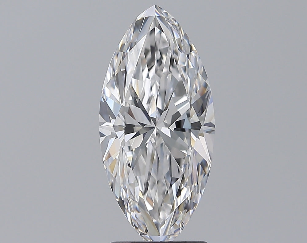 2.5 Carat Marquise Natural Diamond with  Cut Diamond in 14KT  view 1
