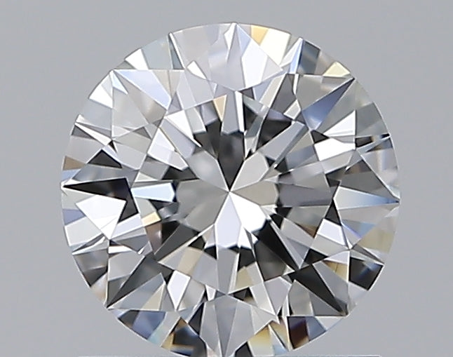 1.0 Carat Round Natural Diamond with  Cut Diamond in 14KT  view 1
