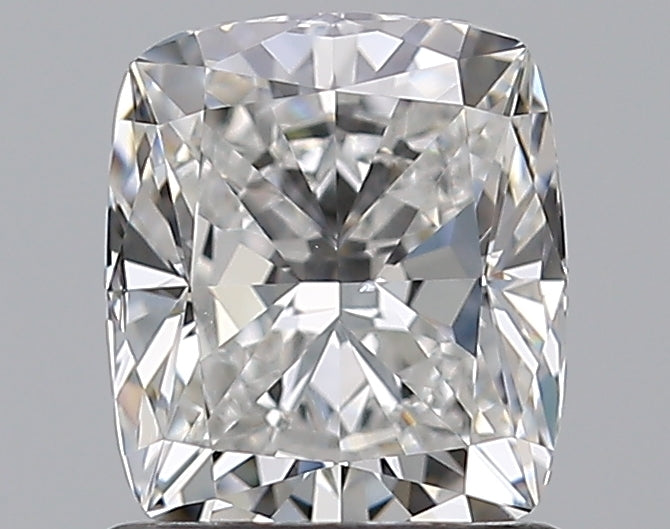 1.01 Carat Cushion Natural Diamond with  Cut Diamond in 14KT  view 1

