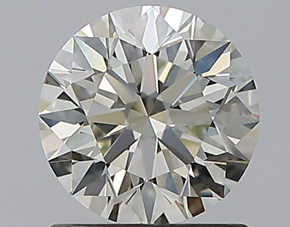 1.12 Carat Round Natural Diamond with  Cut Diamond in 14KT  view 1
