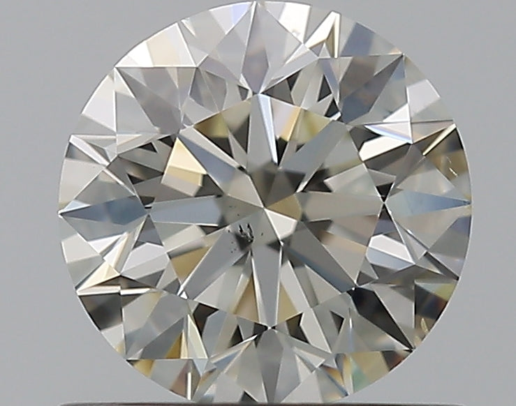 0.8 Carat Round Natural Diamond with  Cut Diamond in 14KT  view 1
