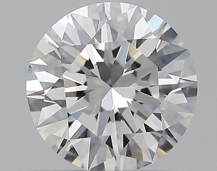 0.7 Carat Round Natural Diamond with  Cut Diamond in 14KT  view 1
