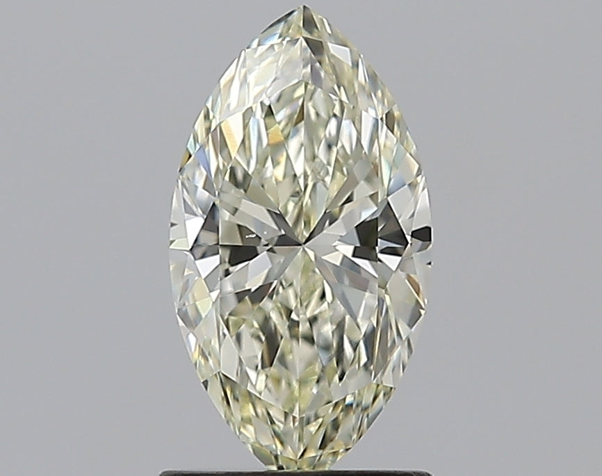1.29 Carat Marquise Natural Diamond with  Cut Diamond in 14KT  view 1
