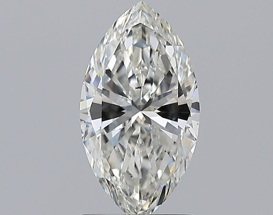 1.51 Carat Marquise Natural Diamond with  Cut Diamond in 14KT  view 1
