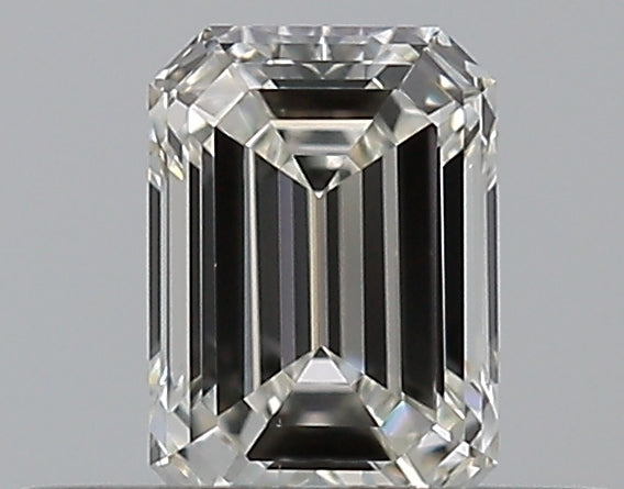 0.3 Carat Emerald Natural Diamond with  Cut Diamond in 14KT  view 1
