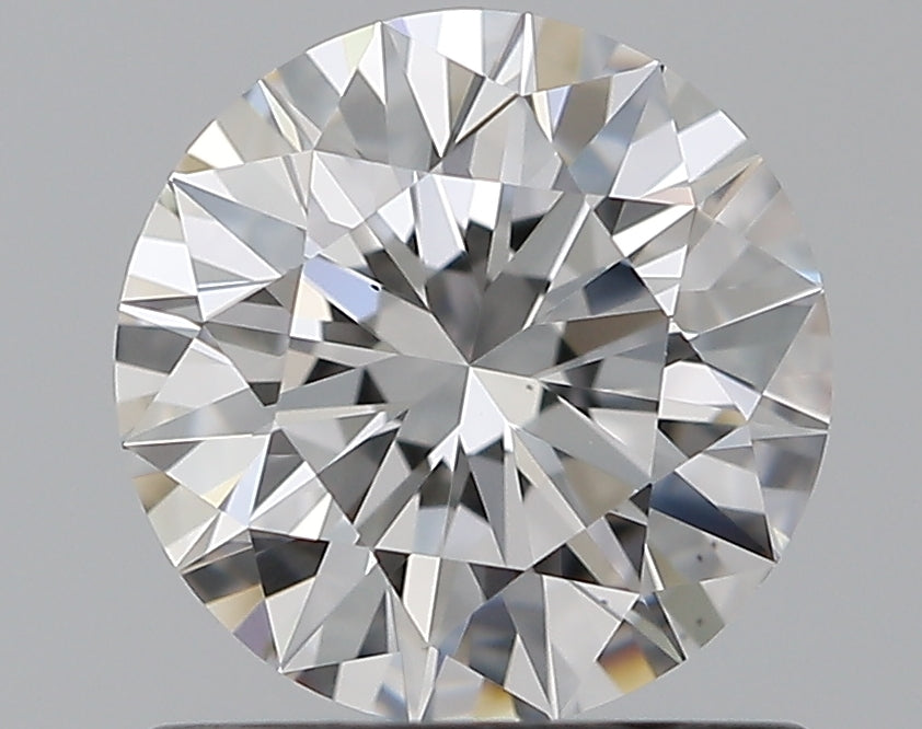 1.0 Carat Round Natural Diamond with  Cut Diamond in 14KT  view 1
