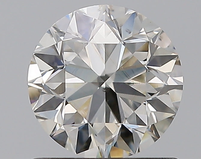 1.0 Carat Round Natural Diamond with  Cut Diamond in 14KT  view 1
