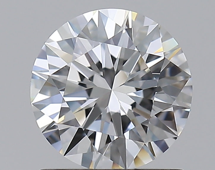 1.01 Carat Round Natural Diamond with  Cut Diamond in 14KT  view 1
