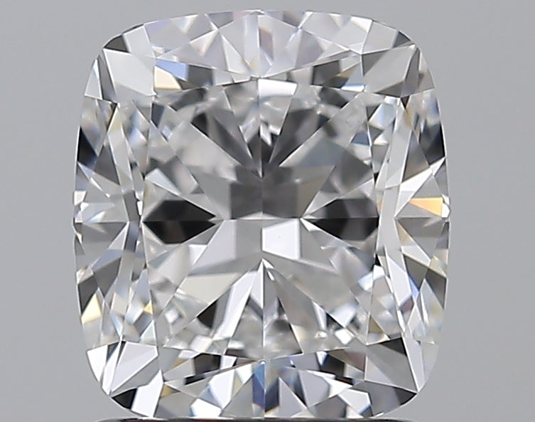 1.62 Carat Cushion Natural Diamond with  Cut Diamond in 14KT  view 1

