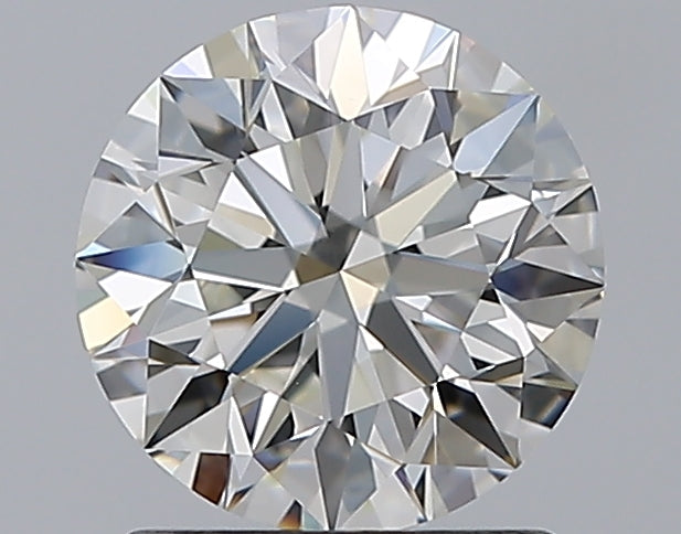 1.51 Carat Round Natural Diamond with  Cut Diamond in 14KT  view 1
