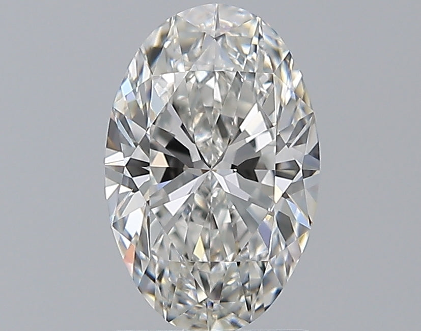 1.6 Carat Oval Natural Diamond with  Cut Diamond in 14KT  view 1
