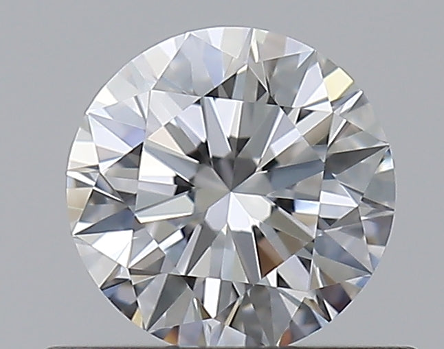 0.5 Carat Round Natural Diamond with  Cut Diamond in 14KT  view 1
