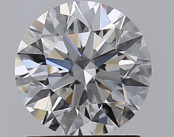 1.31 Carat Round Natural Diamond with  Cut Diamond in 14KT  view 1
