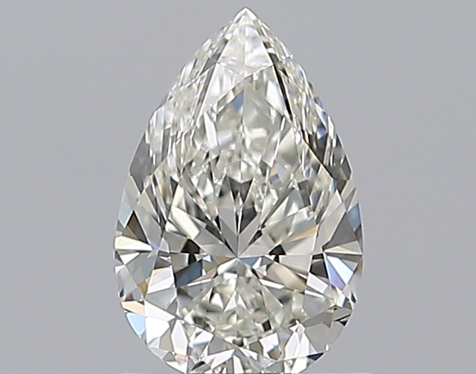 0.96 Carat Pear Natural Diamond with  Cut Diamond in 14KT  view 1
