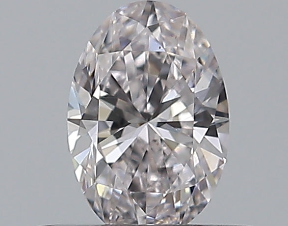0.3 Carat Oval Natural Diamond with  Cut Diamond in 14KT  view 1
