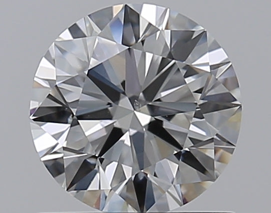0.92 Carat Round Natural Diamond with  Cut Diamond in 14KT  view 1

