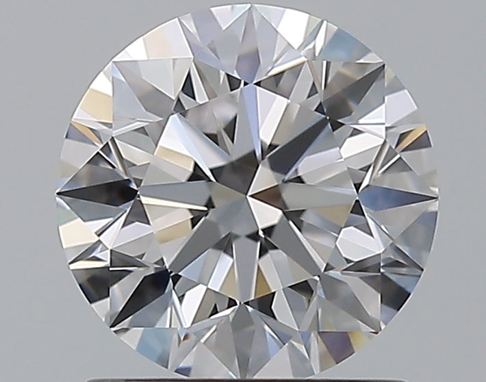 1.3 Carat Round Natural Diamond with  Cut Diamond in 14KT  view 1
