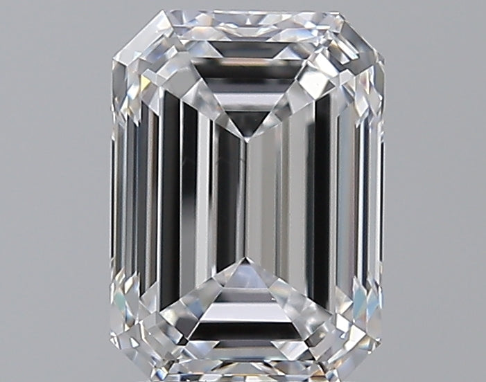 2.0 Carat Emerald Natural Diamond with  Cut Diamond in 14KT  view 1
