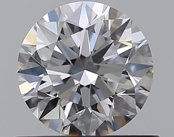 0.63 Carat Round Natural Diamond with  Cut Diamond in 14KT  view 1
