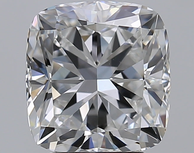 3.0 Carat Cushion Natural Diamond with  Cut Diamond in 14KT  view 1
