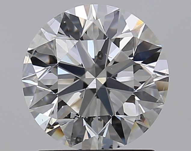 1.51 Carat Round Natural Diamond with  Cut Diamond in 14KT  view 1
