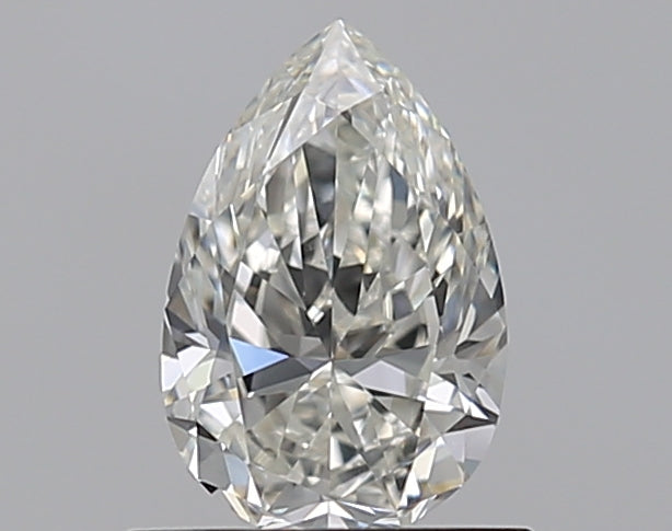 0.7 Carat Pear Natural Diamond with  Cut Diamond in 14KT  view 1
