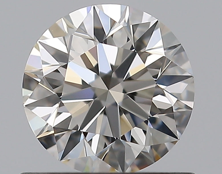 0.71 Carat Round Natural Diamond with  Cut Diamond in 14KT  view 1
