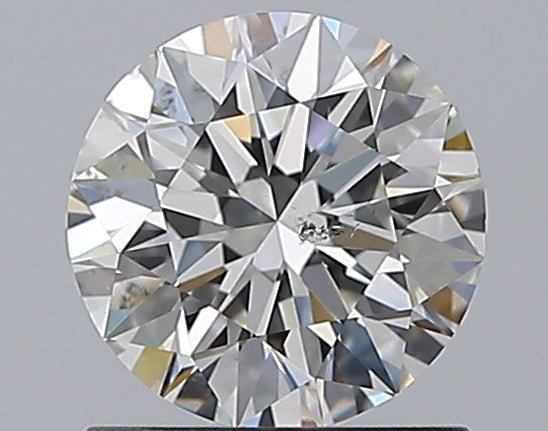 1.0 Carat Round Natural Diamond with  Cut Diamond in 14KT  view 1
