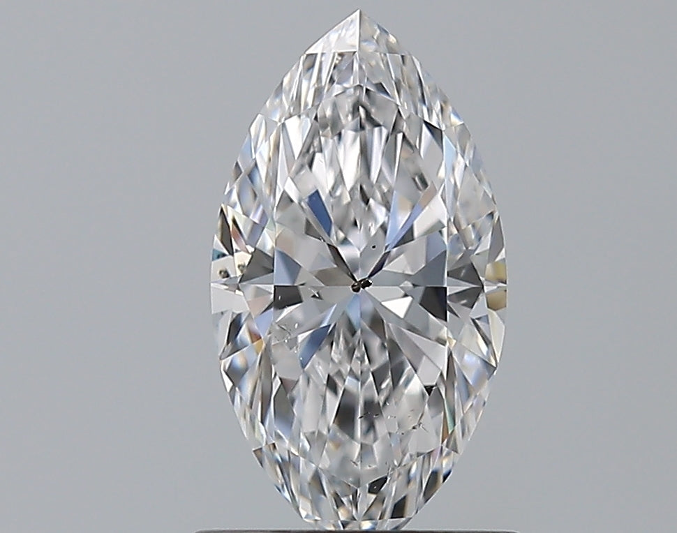 1.01 Carat Marquise Natural Diamond with  Cut Diamond in 14KT  view 1
