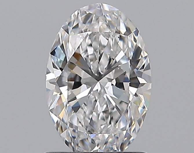 1.02 Carat Oval Natural Diamond with  Cut Diamond in 14KT  view 1
